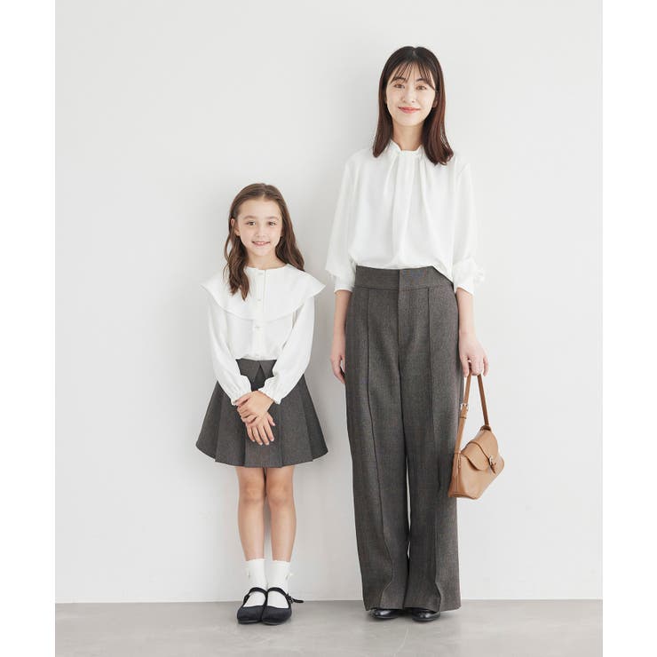 【KIDS】ウエスト折り返しタックスカート/リンクコーデ | ROPE' PICNIC【KIDS】 | 詳細画像12 