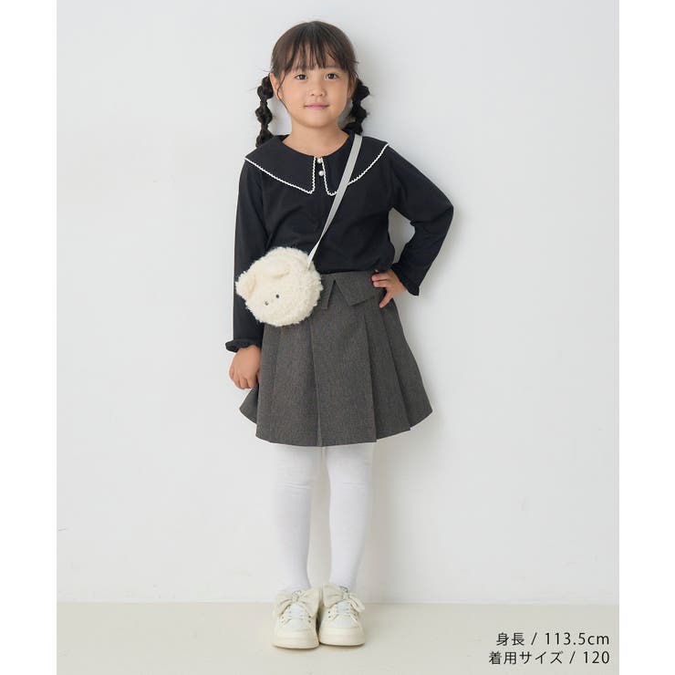 【KIDS】ウエスト折り返しタックスカート/リンクコーデ | ROPE' PICNIC【KIDS】 | 詳細画像2 