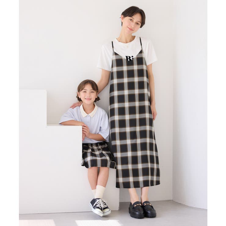 【KIDS キッズ】インパンツ付きオンブレチェックプリーツスカート リンクコーデ | ROPE' PICNIC【KIDS】 | 詳細画像8 