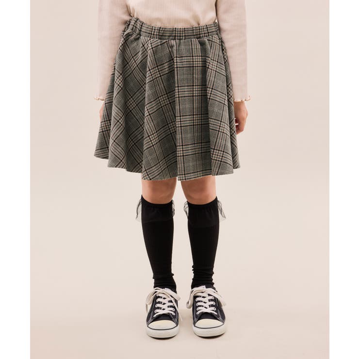 【KIDS/キッズ】インパンツ付きチェック柄フレアスカート/リンクコーデ | ROPE' PICNIC【KIDS】 | 詳細画像16 