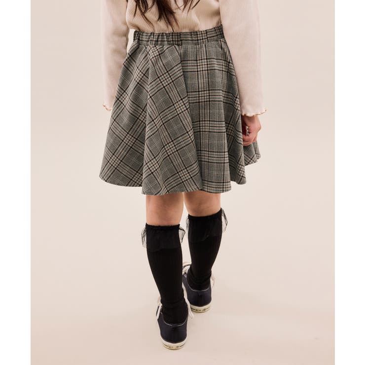 【KIDS/キッズ】インパンツ付きチェック柄フレアスカート/リンクコーデ | ROPE' PICNIC【KIDS】 | 詳細画像18 