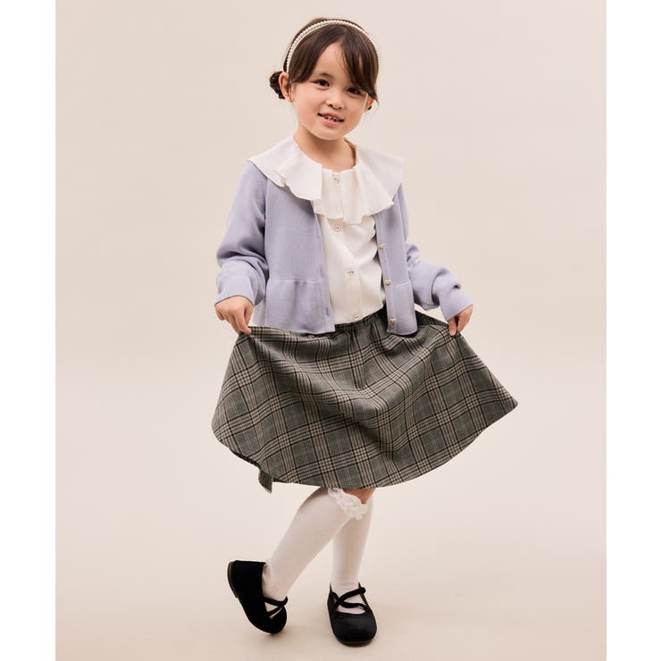 【KIDS/キッズ】インパンツ付きチェック柄フレアスカート/リンクコーデ | ROPE' PICNIC【KIDS】 | 詳細画像22 