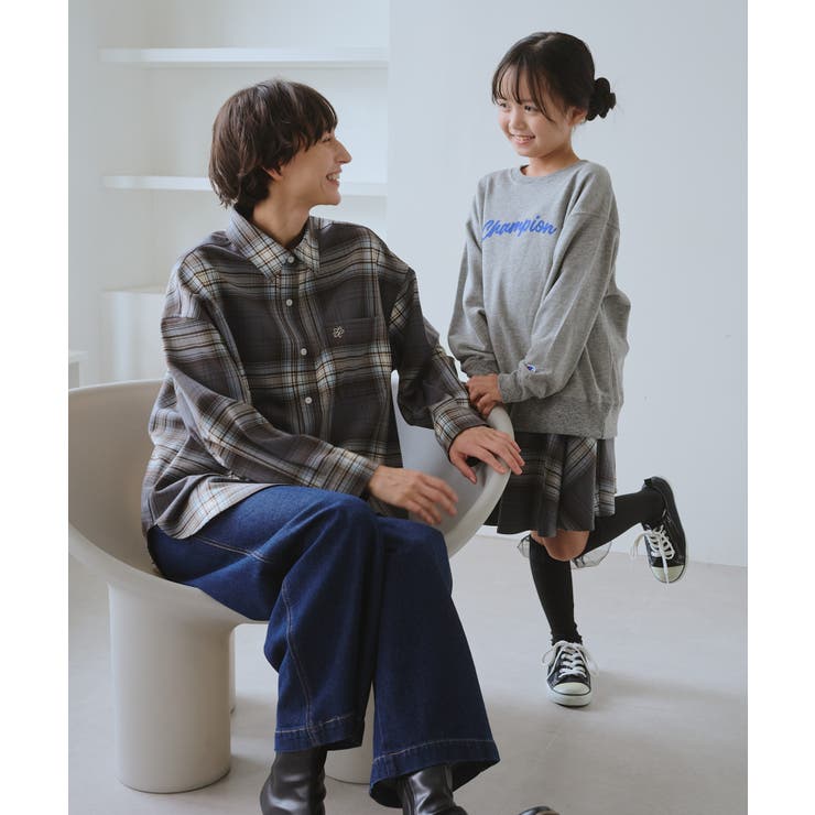 【KIDS/キッズ】インパンツ付きチェック柄フレアスカート/リンクコーデ | ROPE' PICNIC【KIDS】 | 詳細画像3 