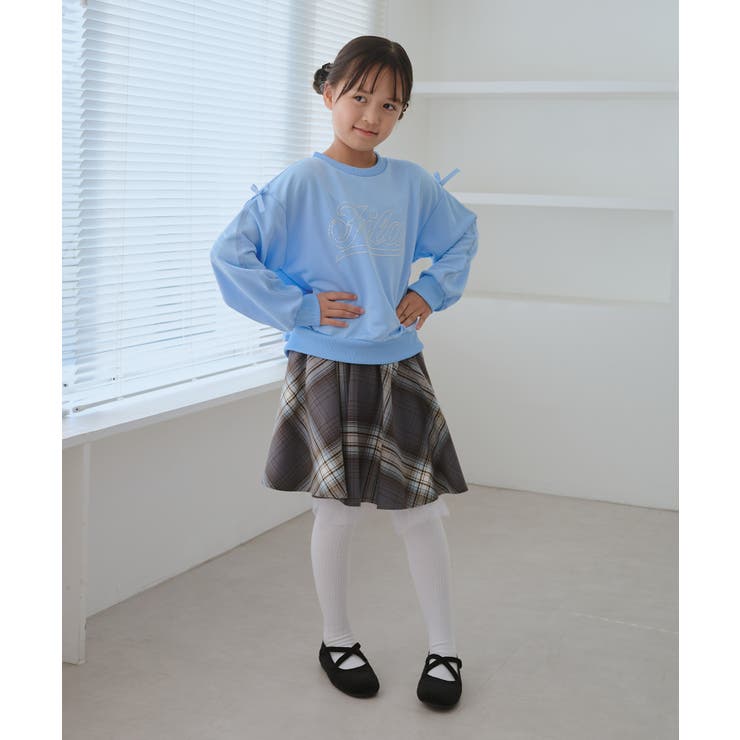 【KIDS/キッズ】インパンツ付きチェック柄フレアスカート/リンクコーデ | ROPE' PICNIC【KIDS】 | 詳細画像6 
