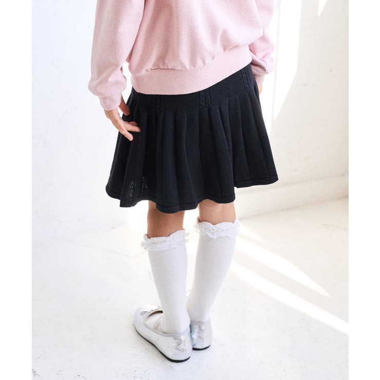 【KIDS キッズ】マシュマロケーブルニットスカート インナーパンツ付き | ROPE' PICNIC【KIDS】 | 詳細画像5 