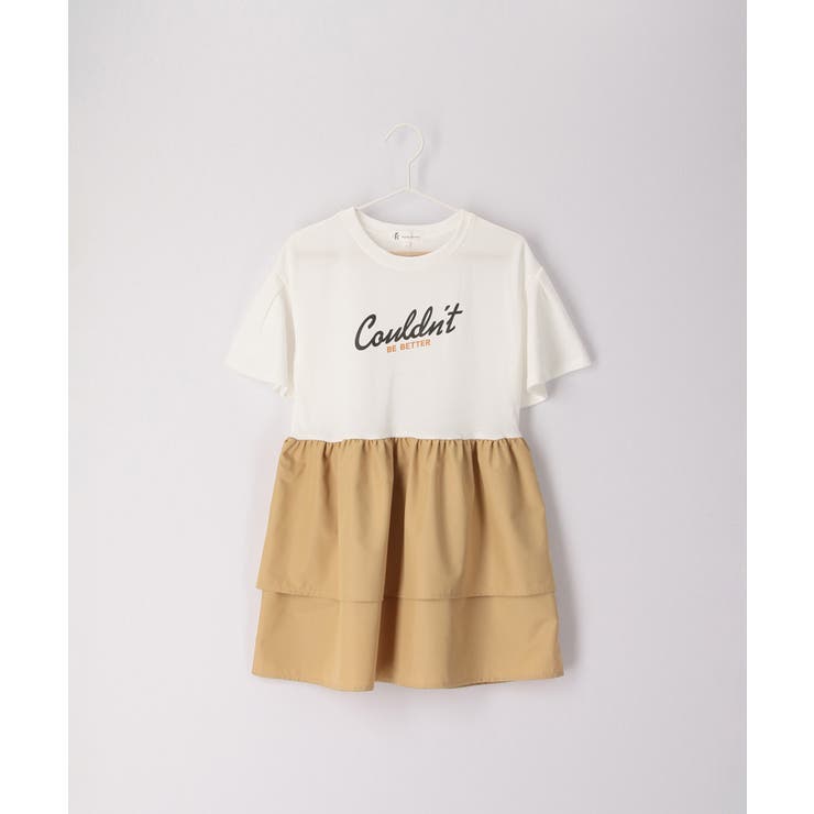 【KIDS】リンクコーデ/ロゴプリントティアードドッキングワンピース | ROPE' PICNIC【KIDS】 | 詳細画像7 