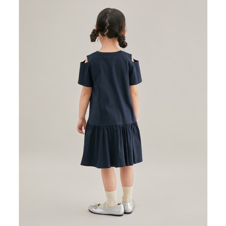 【KIDS】肩あきカットソーワンピース | ROPE' PICNIC【KIDS】 | 詳細画像4 