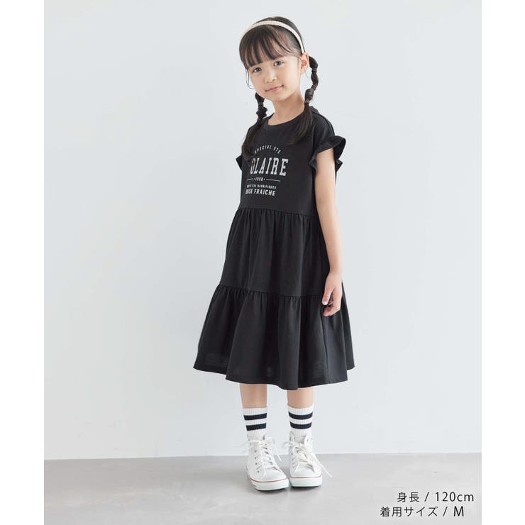 【KIDS】ティアードカットソーワンピース/接触冷感 | ROPE' PICNIC【KIDS】 | 詳細画像3 