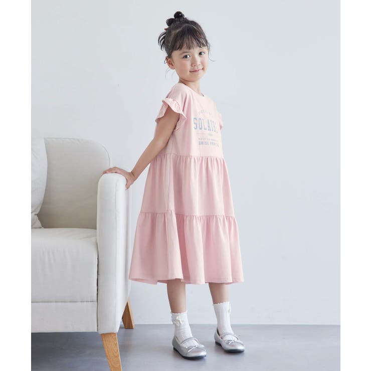 【KIDS】ティアードカットソーワンピース/接触冷感 | ROPE' PICNIC【KIDS】 | 詳細画像8 