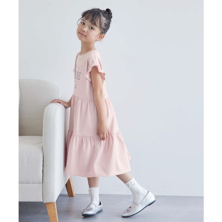 【KIDS】ティアードカットソーワンピース/接触冷感 | ROPE' PICNIC【KIDS】 | 詳細画像9 