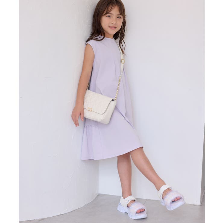 【KIDS/キッズ】【接触冷感・吸水速乾】ノースリーブフロントタックワンピース | ROPE' PICNIC【KIDS】 | 詳細画像7 