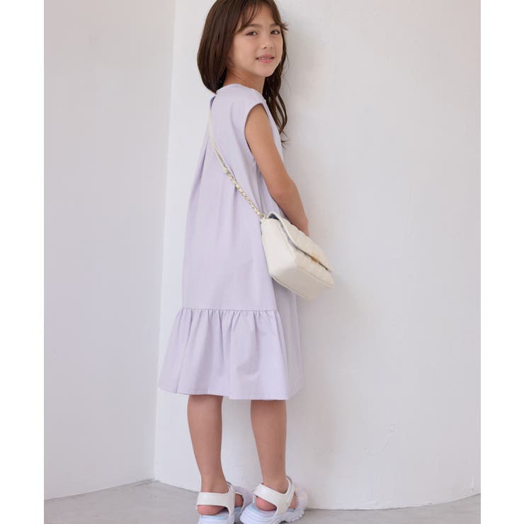 【KIDS/キッズ】【接触冷感・吸水速乾】ノースリーブフロントタックワンピース | ROPE' PICNIC【KIDS】 | 詳細画像8 