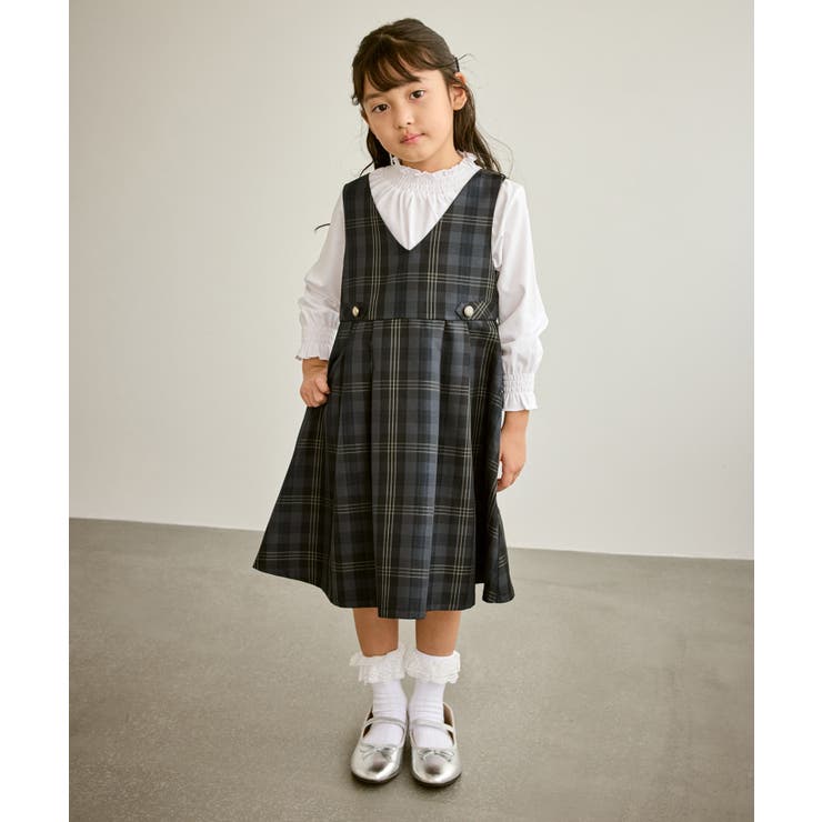【KIDS/キッズ】フレアタックジャンパースカート/セレモニー対応 | ROPE' PICNIC【KIDS】 | 詳細画像10 