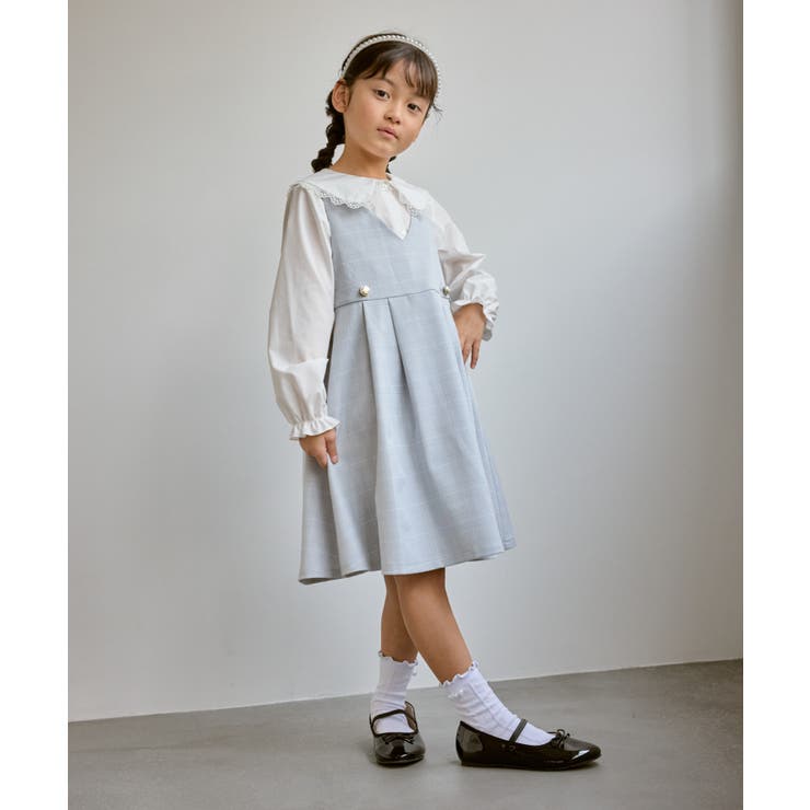 【KIDS/キッズ】フレアタックジャンパースカート/セレモニー対応 | ROPE' PICNIC【KIDS】 | 詳細画像6 