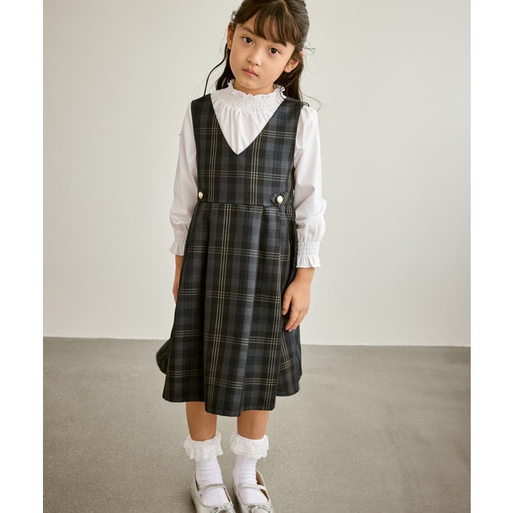 【KIDS/キッズ】フレアタックジャンパースカート/セレモニー対応 | ROPE' PICNIC【KIDS】 | 詳細画像9 