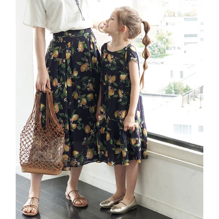 Rope Picnic Kids レモンプリントワンピース 品番 Rpcw Rope Picnic ロペピクニック のキッズファッション通販 Shoplist ショップリスト