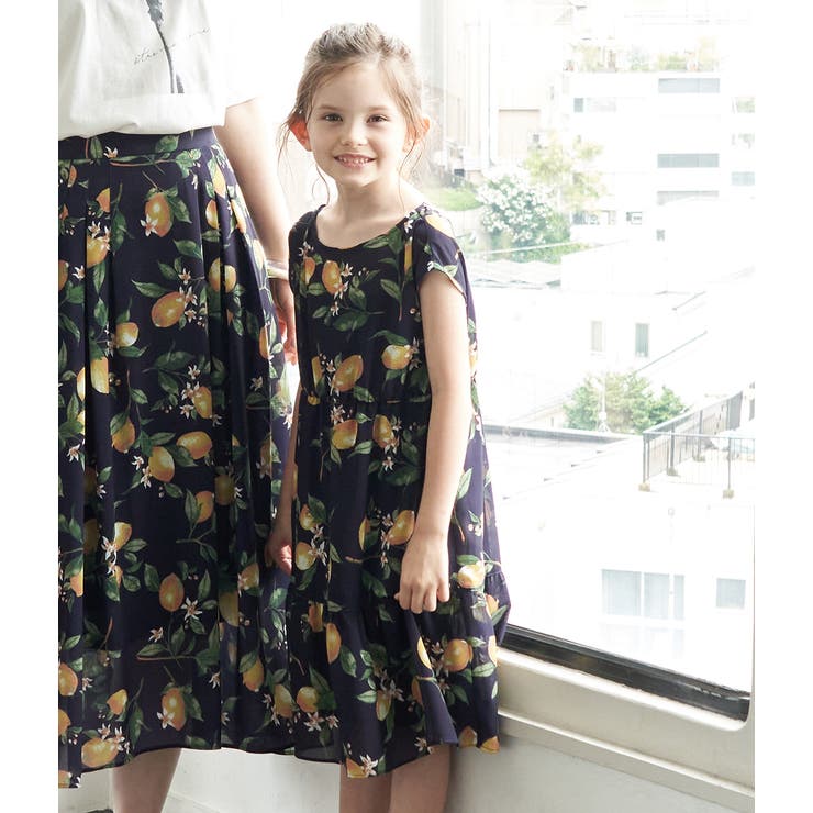 Rope Picnic Kids レモンプリントワンピース 品番 Rpcw Rope Picnic ロペピクニック のキッズ ファッション通販 Shoplist ショップリスト