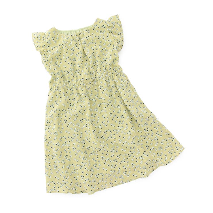 イエロー(80) | 【KIDS】【リンクコーデ】ヴィンテージフラワーフリルワンピース | ROPE' PICNIC【KIDS】