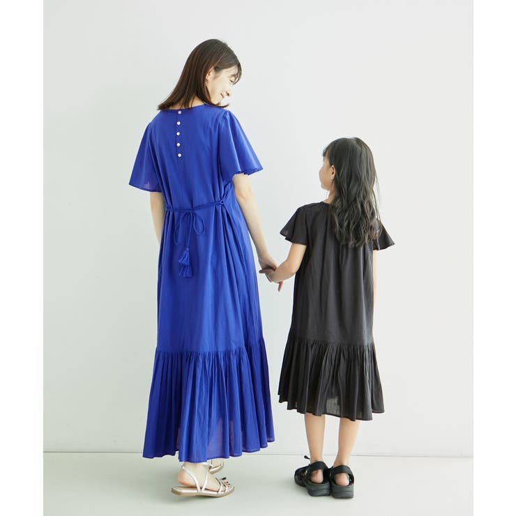 【KIDS】INDIAフレア袖ティアードワンピース/リンクコーデ | ROPE' PICNIC【KIDS】 | 詳細画像14 