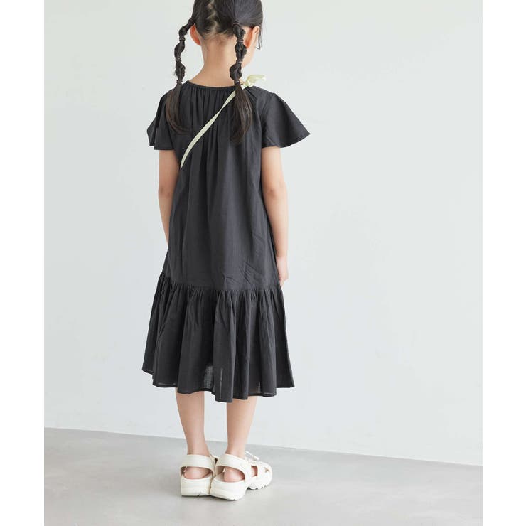 【KIDS】INDIAフレア袖ティアードワンピース/リンクコーデ | ROPE' PICNIC【KIDS】 | 詳細画像6 