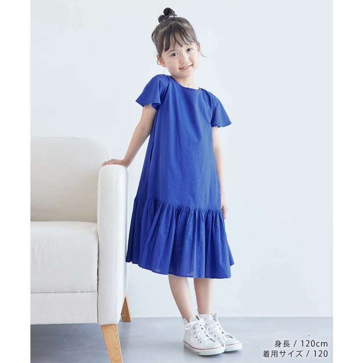 【KIDS】INDIAフレア袖ティアードワンピース/リンクコーデ | ROPE' PICNIC【KIDS】 | 詳細画像7 