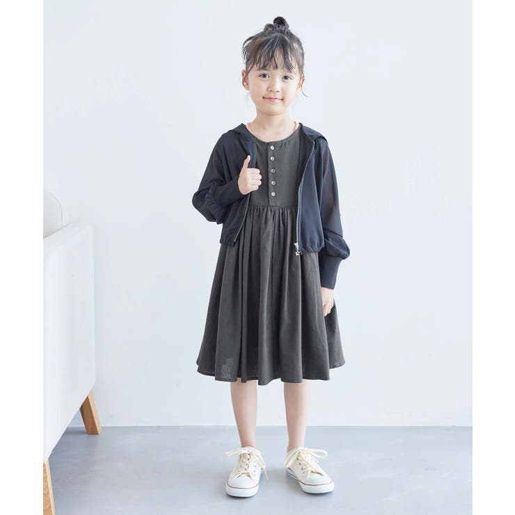 【KIDS】INDIA麻混前後2WAYジャンパースカート/リンクコーデ | ROPE' PICNIC【KIDS】 | 詳細画像6 