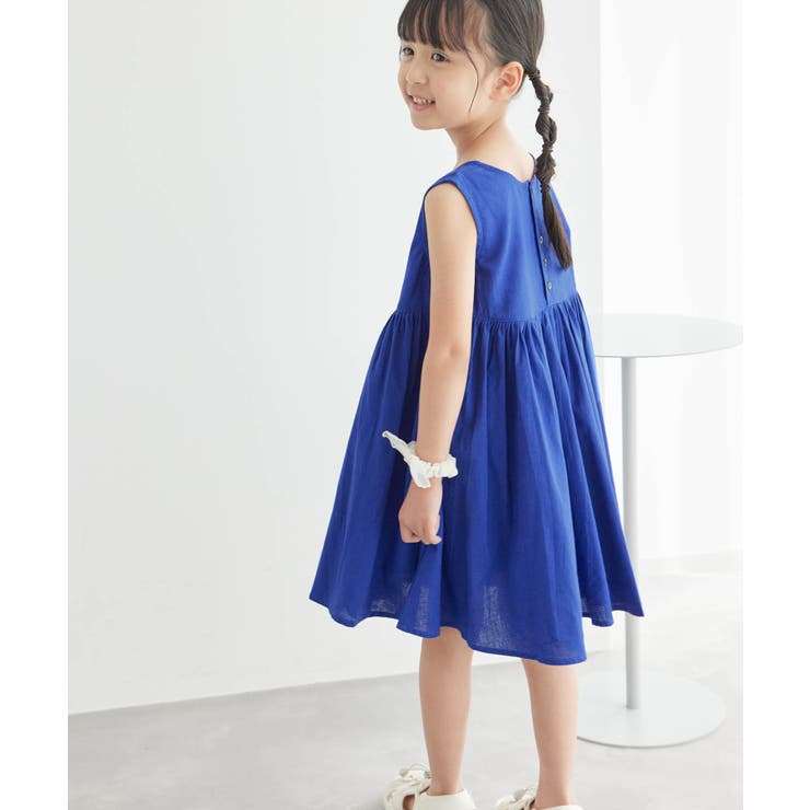 【KIDS】INDIA麻混前後2WAYジャンパースカート/リンクコーデ | ROPE' PICNIC【KIDS】 | 詳細画像9 