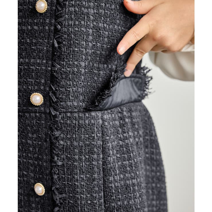 【KIDS キッズ】パールボタンツイードジャンパースカート セレモニー対応 | ROPE' PICNIC【KIDS】 | 詳細画像24 