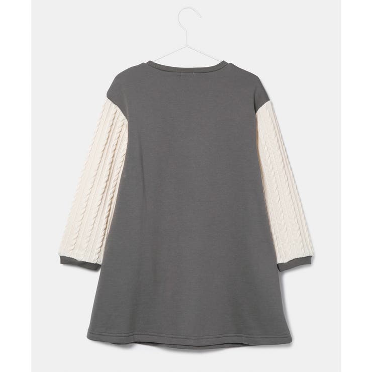 【KIDS】袖ケーブル裏起毛ワンピース | ROPE' PICNIC【KIDS】 | 詳細画像15 