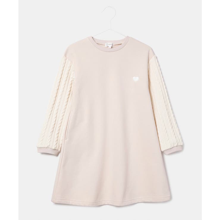 【KIDS】袖ケーブル裏起毛ワンピース | ROPE' PICNIC【KIDS】 | 詳細画像24 