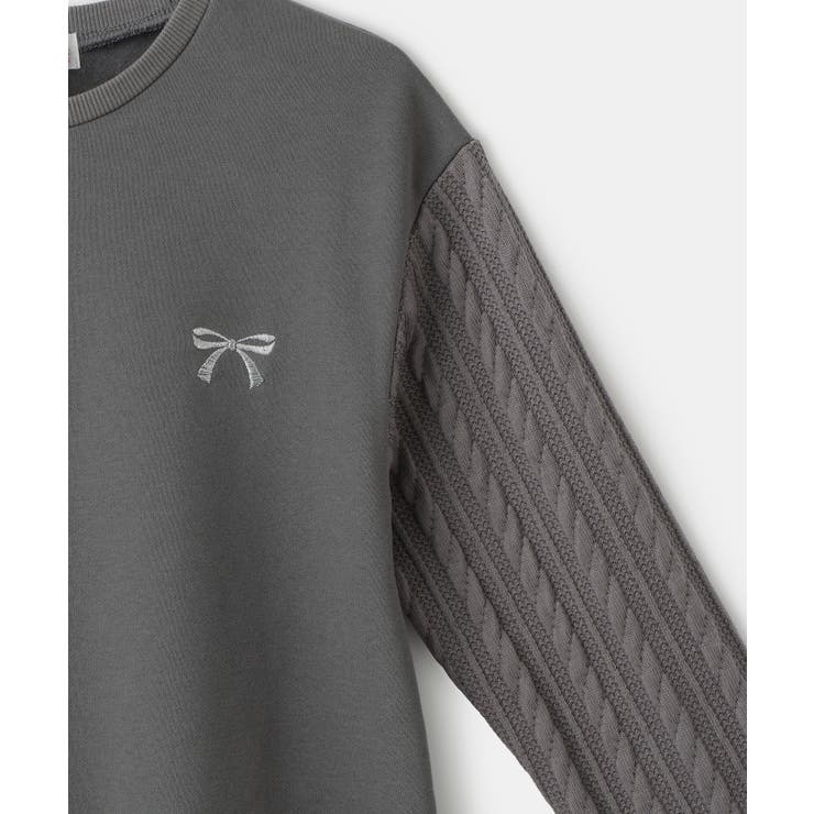 【KIDS/キッズ】裏起毛袖ケーブルワンピース | ROPE' PICNIC【KIDS】 | 詳細画像7 