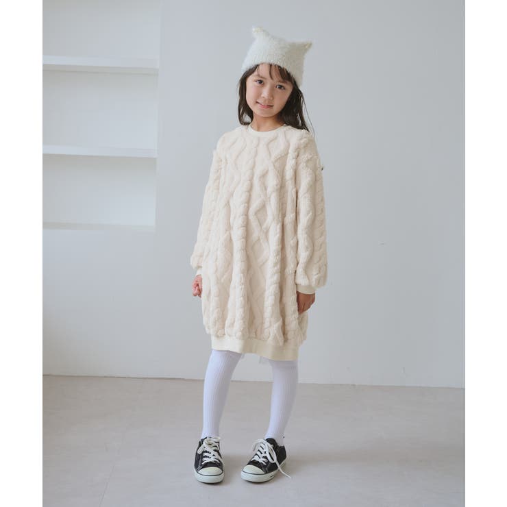 【KIDS/キッズ】ケーブルボアワンピース | ROPE' PICNIC【KIDS】 | 詳細画像2 