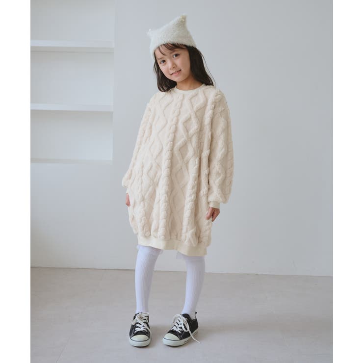 【KIDS/キッズ】ケーブルボアワンピース | ROPE' PICNIC【KIDS】 | 詳細画像3 