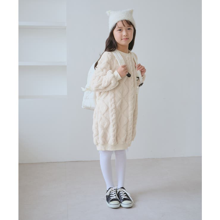 【KIDS/キッズ】ケーブルボアワンピース | ROPE' PICNIC【KIDS】 | 詳細画像4 