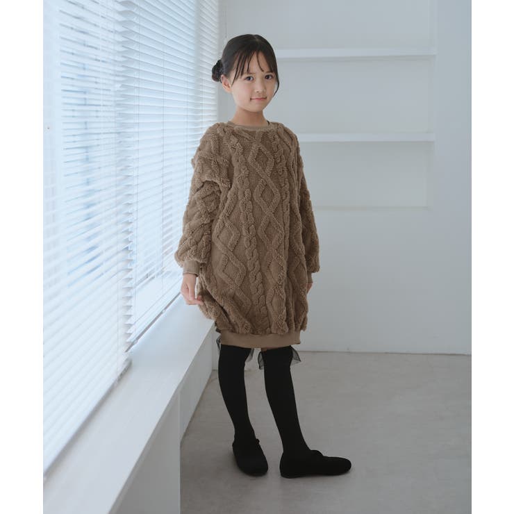 【KIDS/キッズ】ケーブルボアワンピース | ROPE' PICNIC【KIDS】 | 詳細画像6 