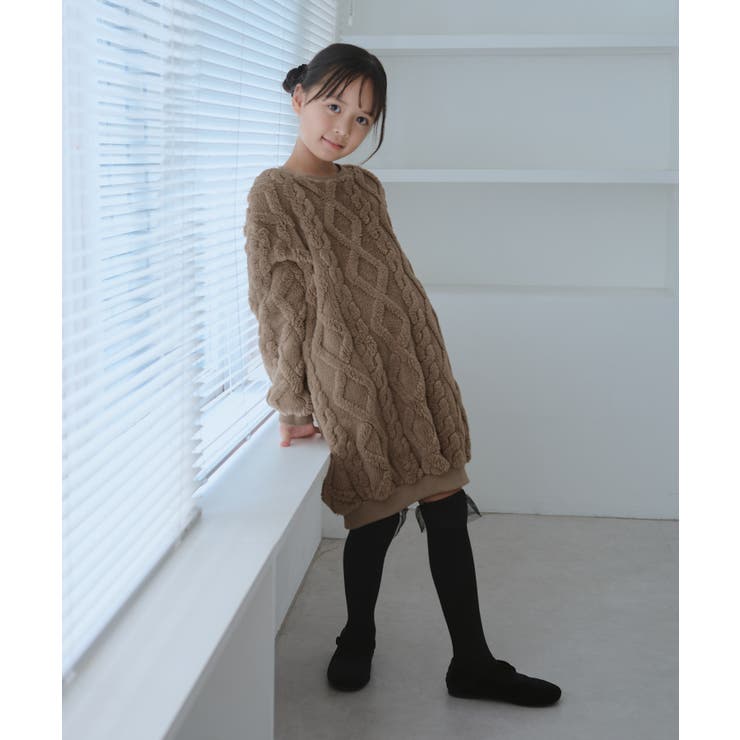 【KIDS/キッズ】ケーブルボアワンピース | ROPE' PICNIC【KIDS】 | 詳細画像7 