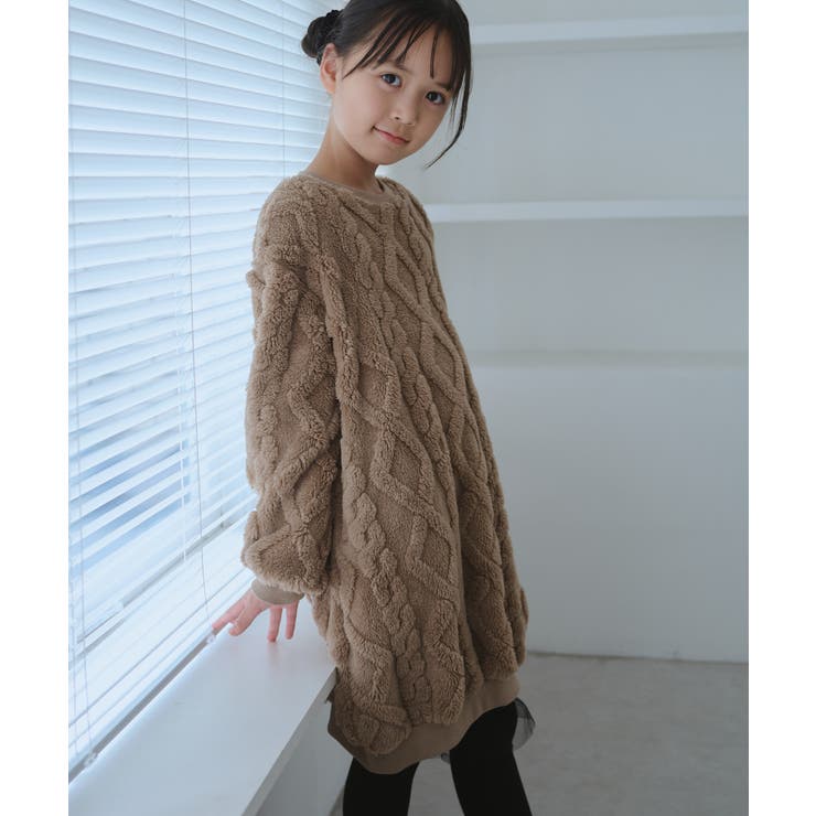 【KIDS/キッズ】ケーブルボアワンピース | ROPE' PICNIC【KIDS】 | 詳細画像9 