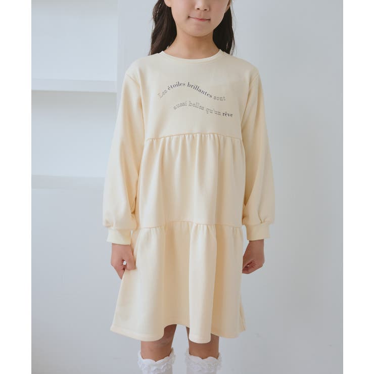 【KIDS/キッズ】裏毛ティアードロゴワンピース | ROPE' PICNIC【KIDS】 | 詳細画像10