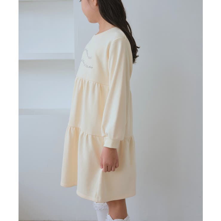 【KIDS/キッズ】裏毛ティアードロゴワンピース | ROPE' PICNIC【KIDS】 | 詳細画像11