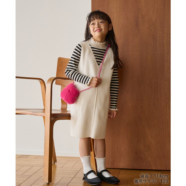 【KIDS】洗える・アンチピリング /ニットジャンパースカート/リンクコーデ | ROPE' PICNIC【KIDS】 | 詳細画像3 