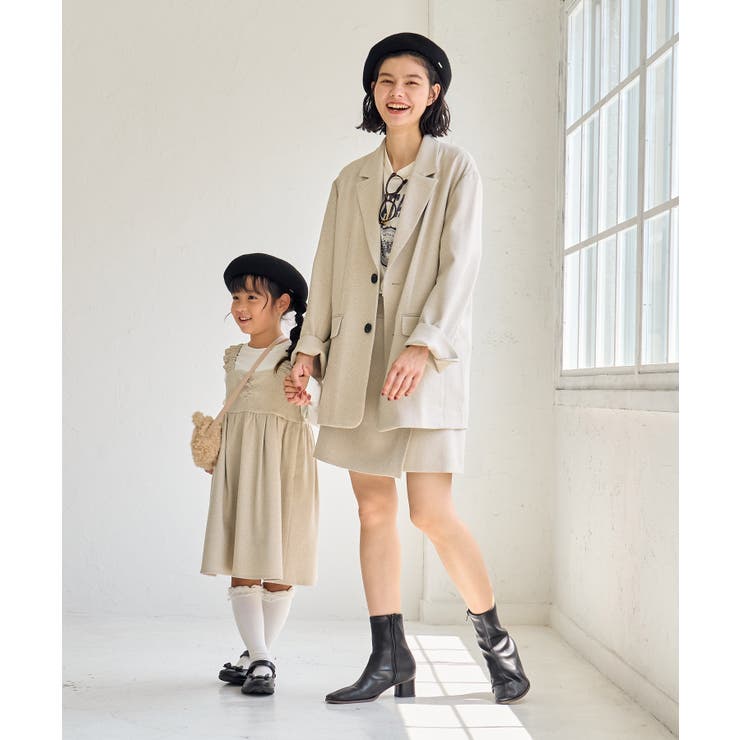 【KIDS】ツイードジャンパースカート WEB限定:110cmサイズ リンクコー… | ROPE' PICNIC【KIDS】 | 詳細画像10 