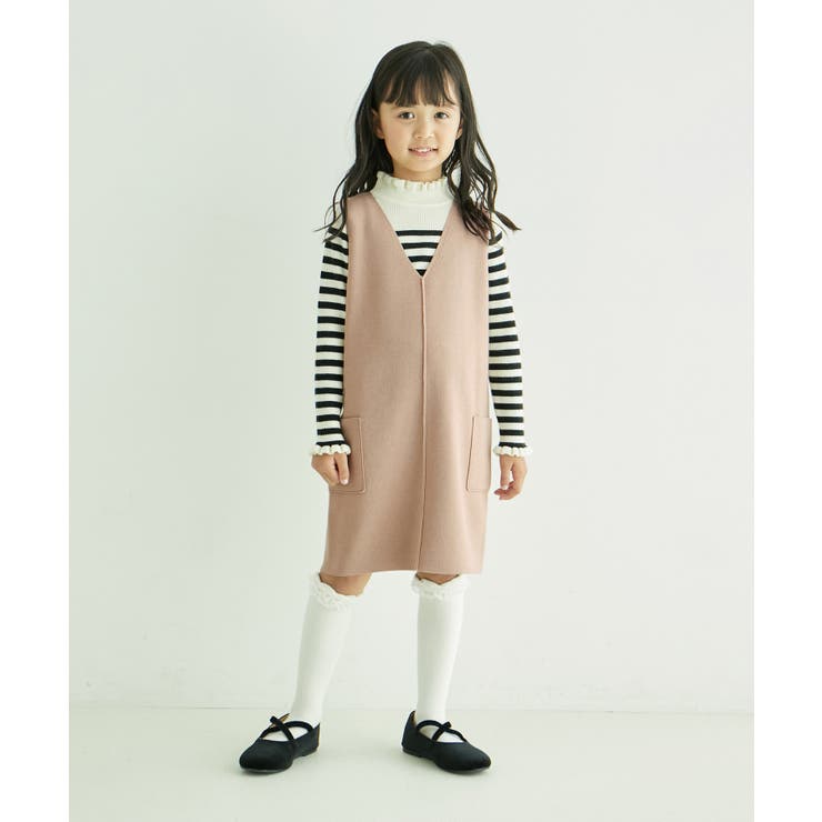 【KIDS】アンチピリングニットジャンパースカート | ROPE' PICNIC【KIDS】 | 詳細画像3 