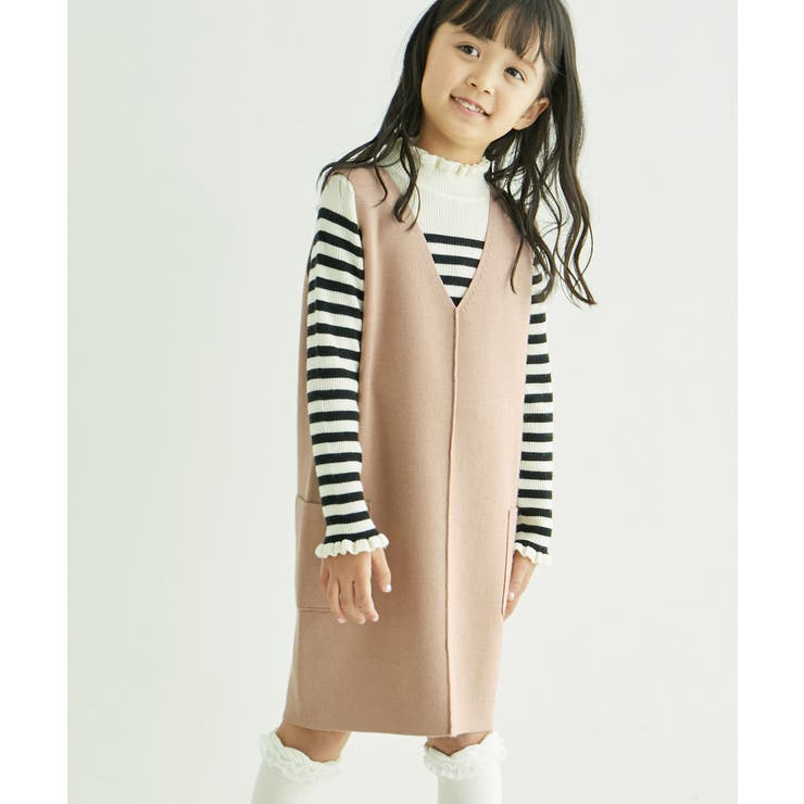 【KIDS】アンチピリングニットジャンパースカート | ROPE' PICNIC【KIDS】 | 詳細画像4 