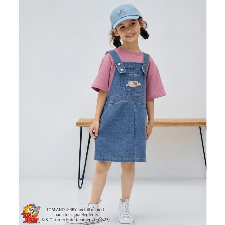 【KIDS】【TOM and JERRY】デニムジャンパースカート | ROPE' PICNIC【KIDS】 | 詳細画像13 