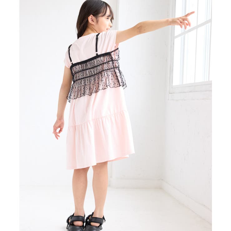 【KIDS/キッズ】フロントリボンチュールキャミビスチェ | ROPE' PICNIC【KIDS】 | 詳細画像6 