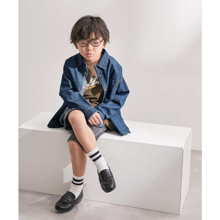 【KIDS】UNISEXオーバーサイズデニムシャツ | ROPE' PICNIC【KIDS】 | 詳細画像10 