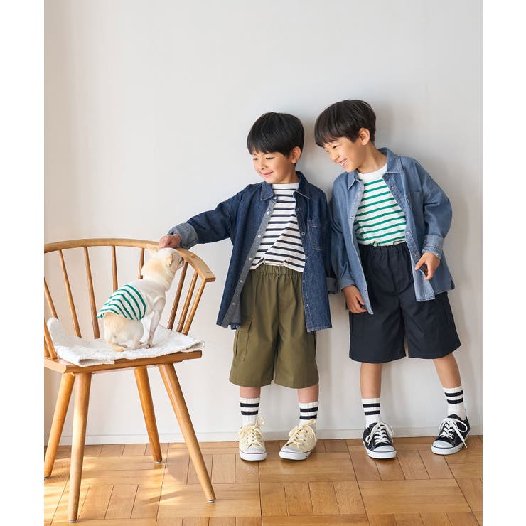 【KIDS】UNISEXオーバーサイズデニムシャツ | ROPE' PICNIC【KIDS】 | 詳細画像5 