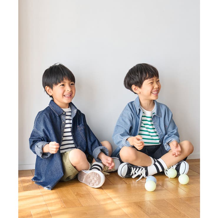 【KIDS】UNISEXオーバーサイズデニムシャツ | ROPE' PICNIC【KIDS】 | 詳細画像7 