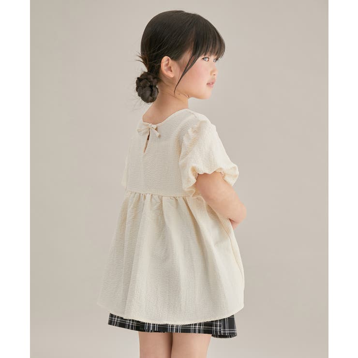 【KIDS】バルーンスリーブギャザーブラウス | ROPE' PICNIC【KIDS】 | 詳細画像5 