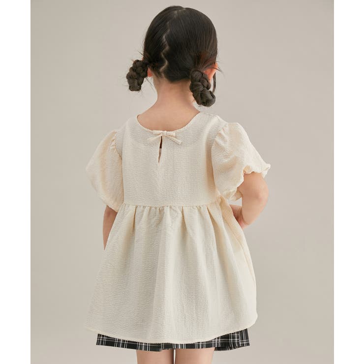 【KIDS】バルーンスリーブギャザーブラウス | ROPE' PICNIC【KIDS】 | 詳細画像6 